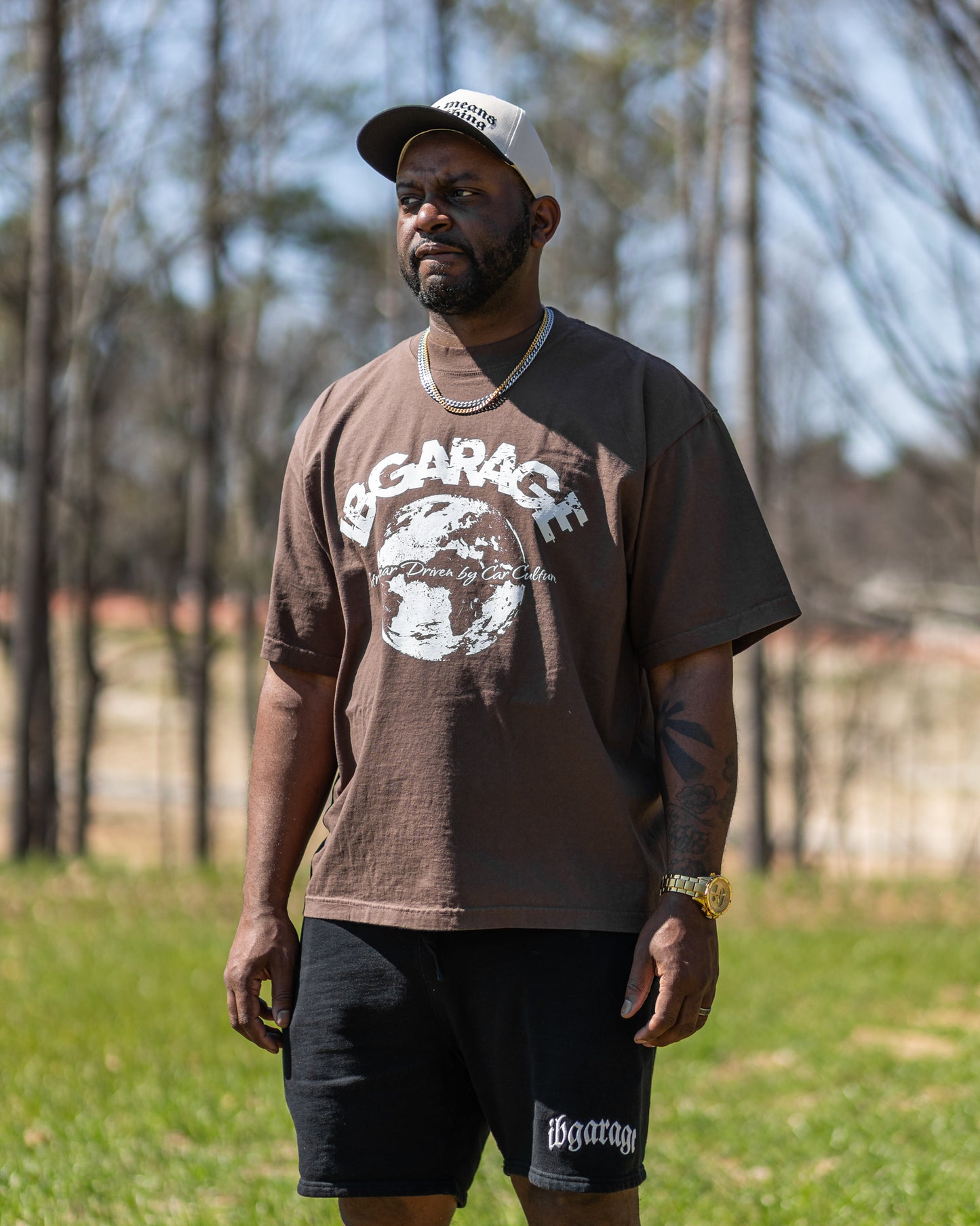 iBGarage World Tee Mocha Brown