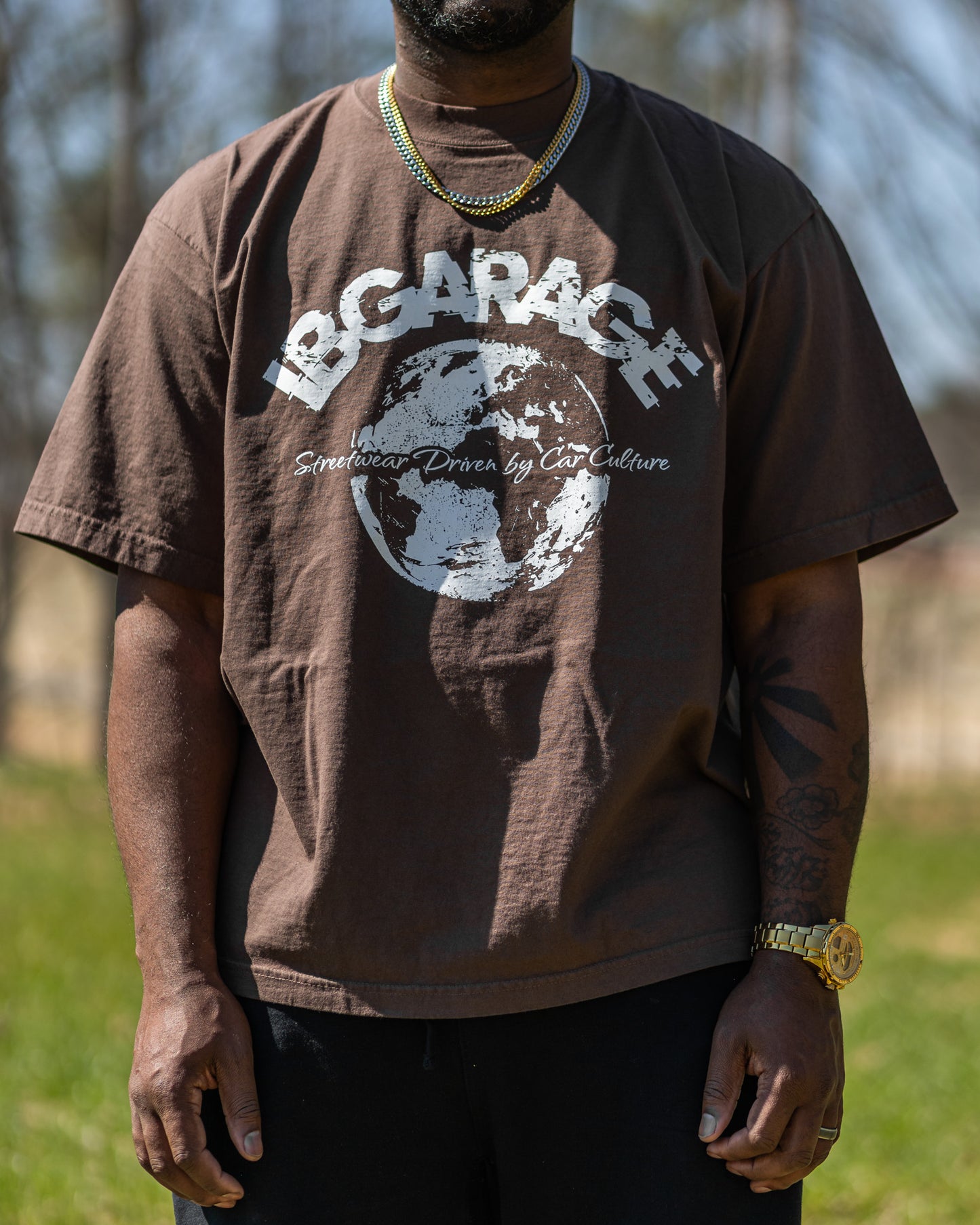 iBGarage World Tee Mocha Brown