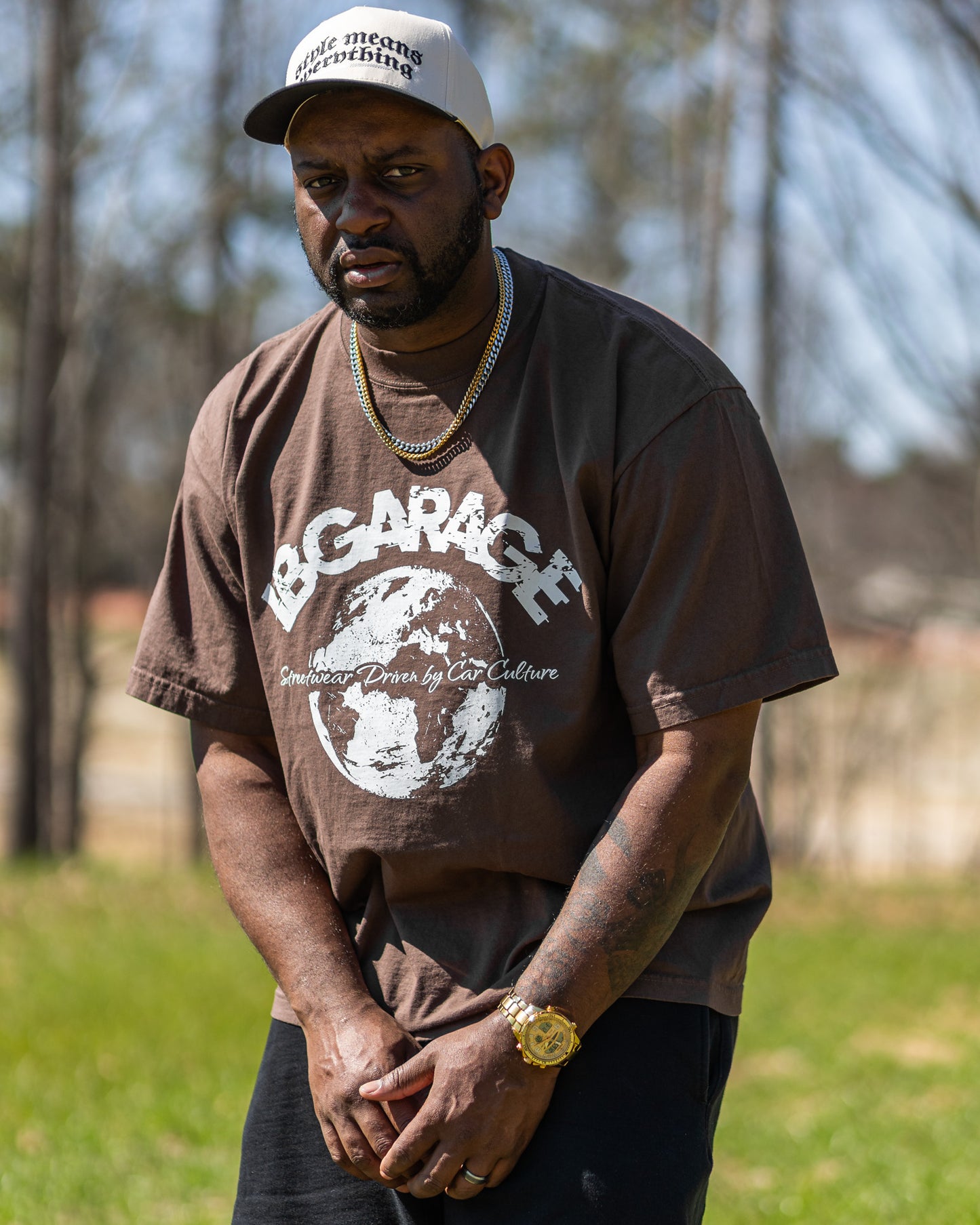 iBGarage World Tee Mocha Brown