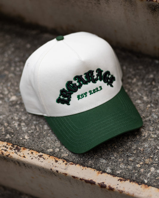 OG Cap Natural/Forest Green