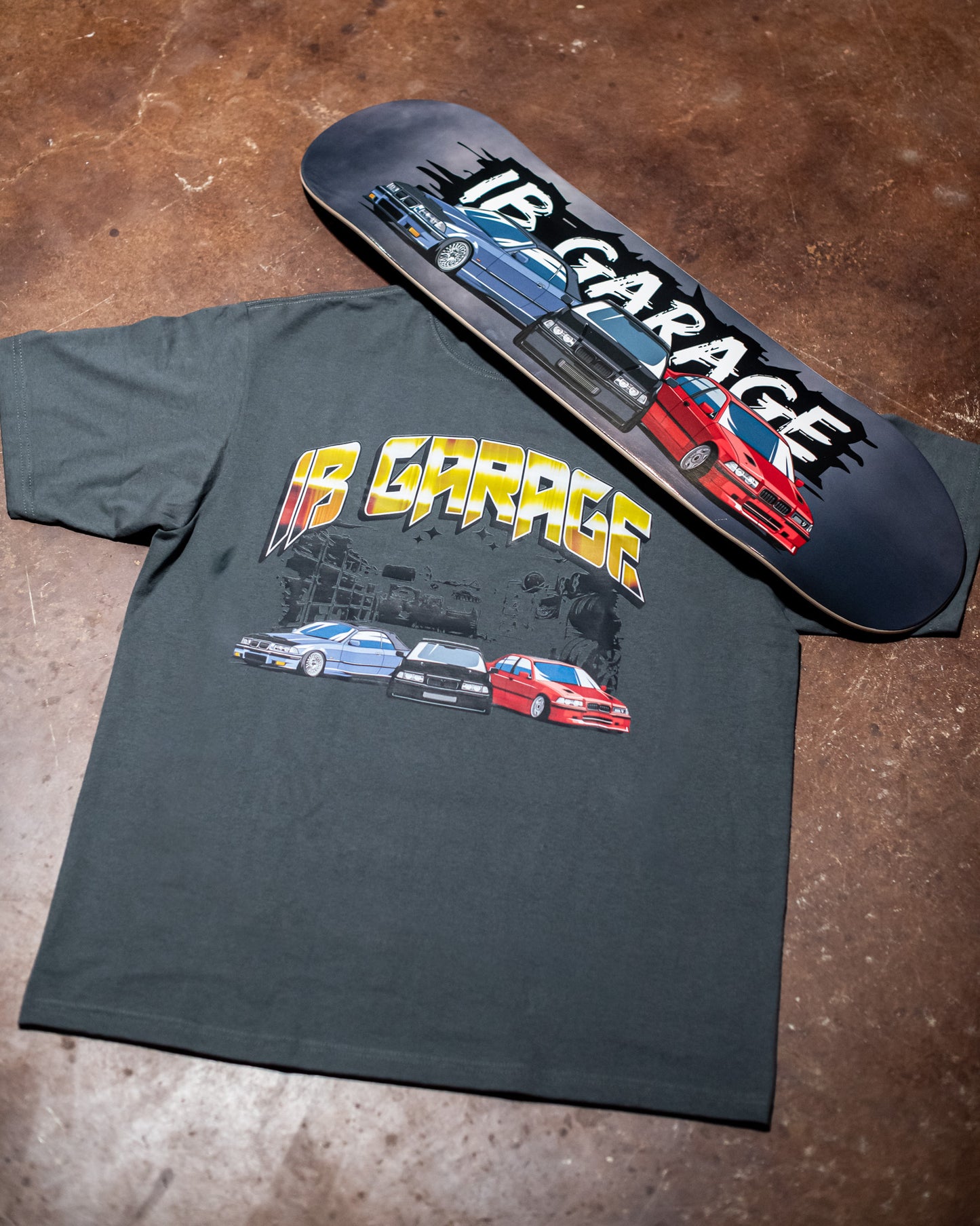 E36 Trio Skate Deck