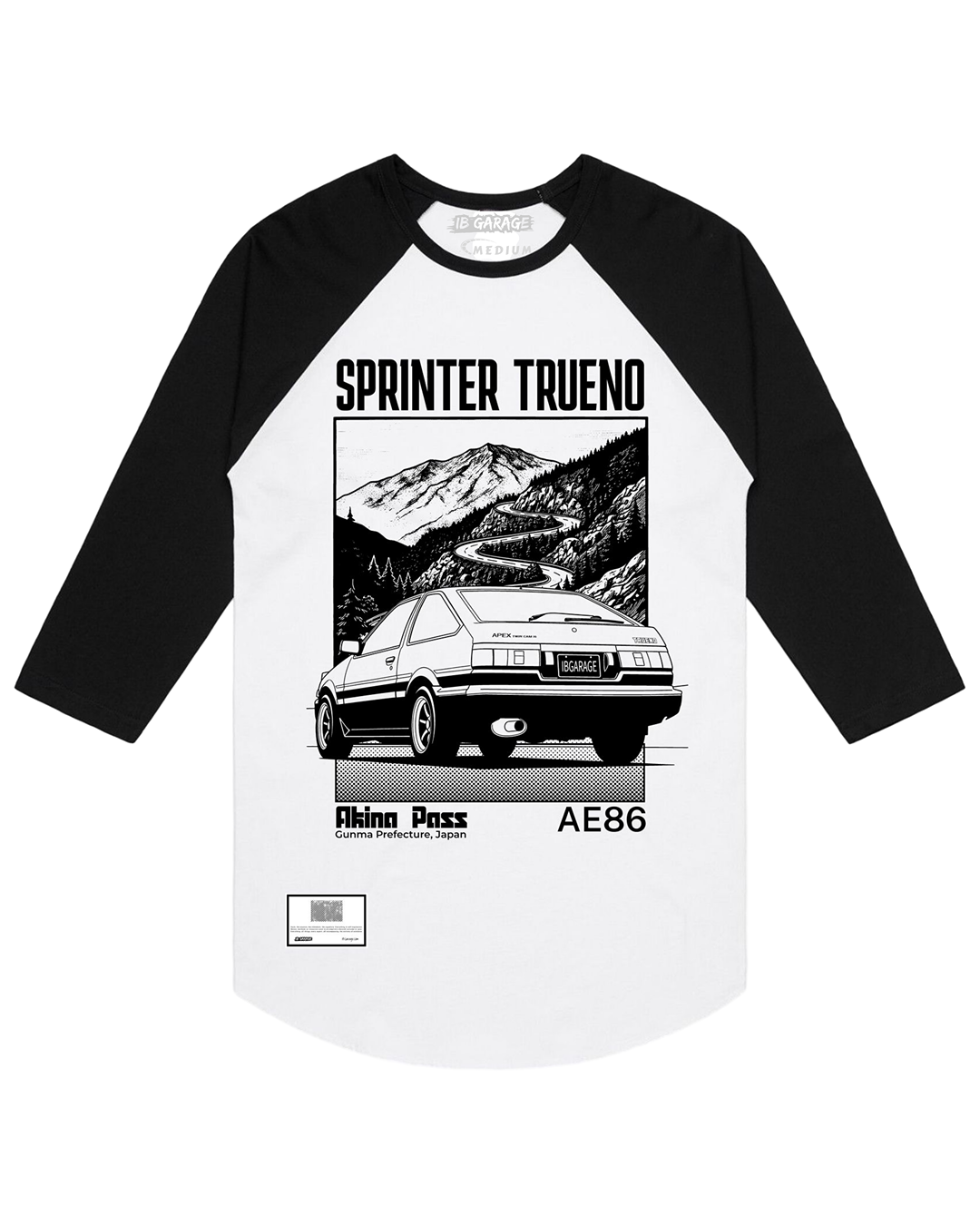 Trueno 86 Raglan Tee