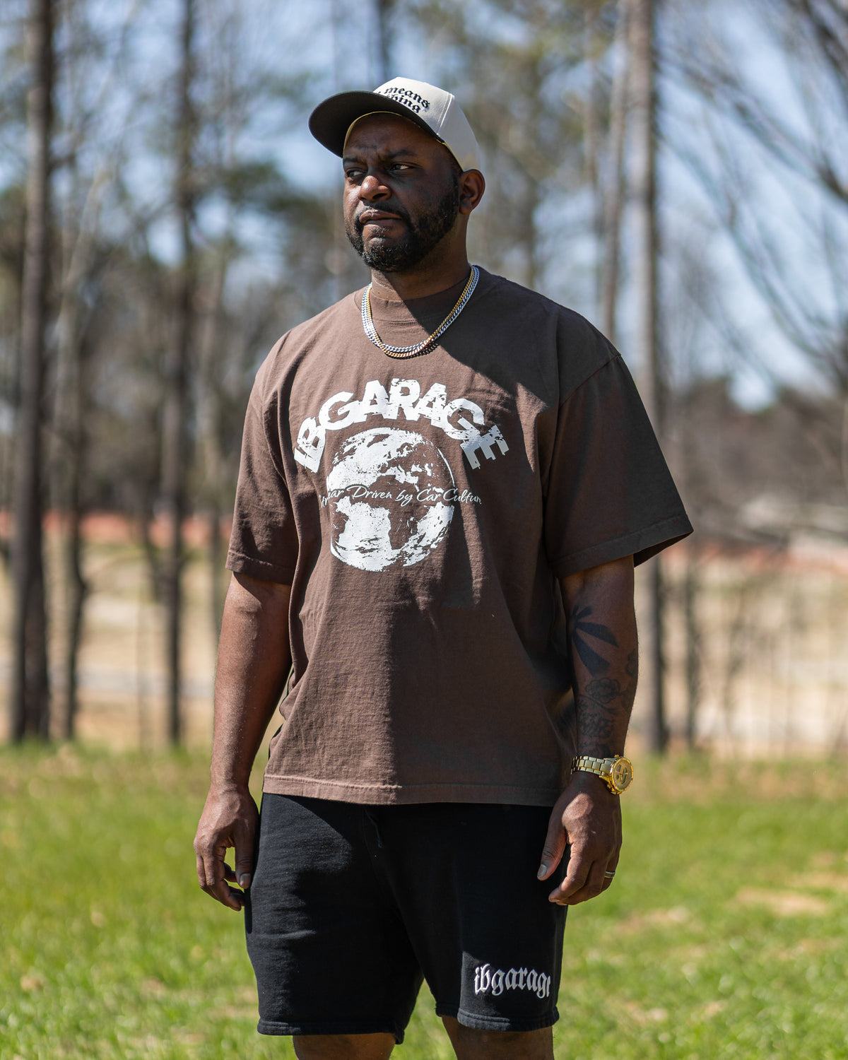 iBGarage World Tee Mocha Brown