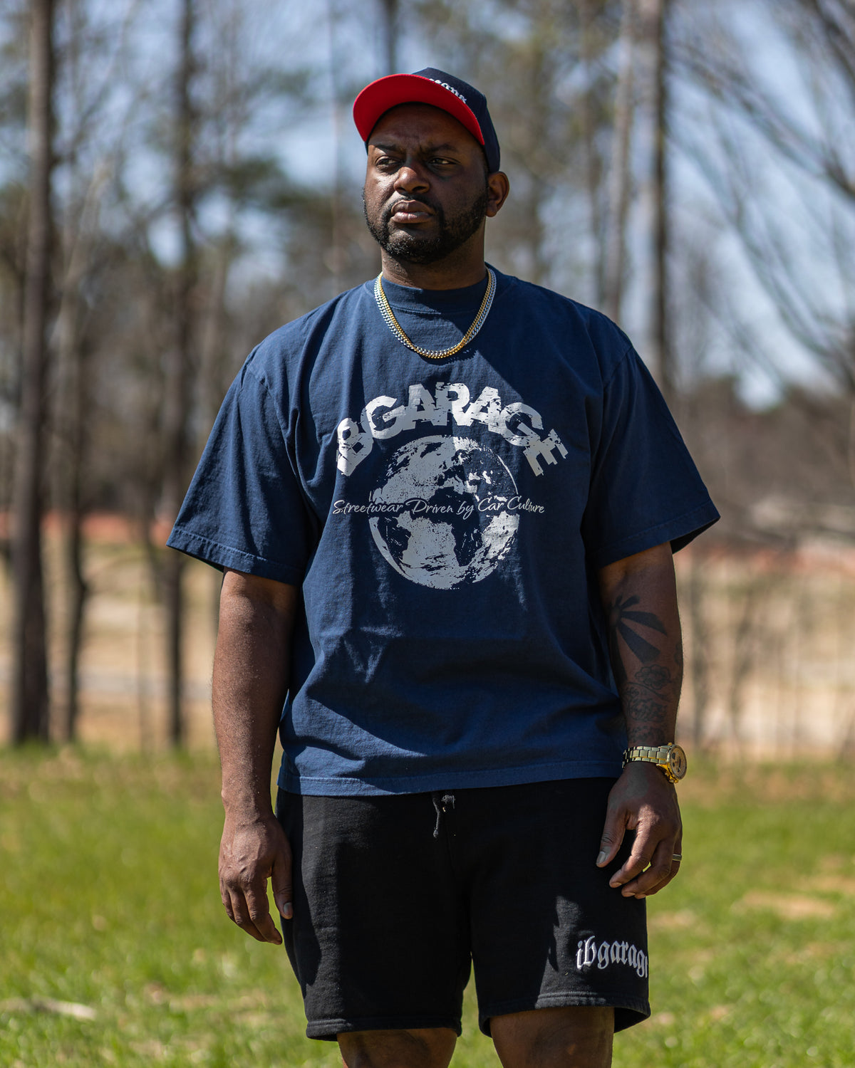 iBGarage World Tee Midnight Navy