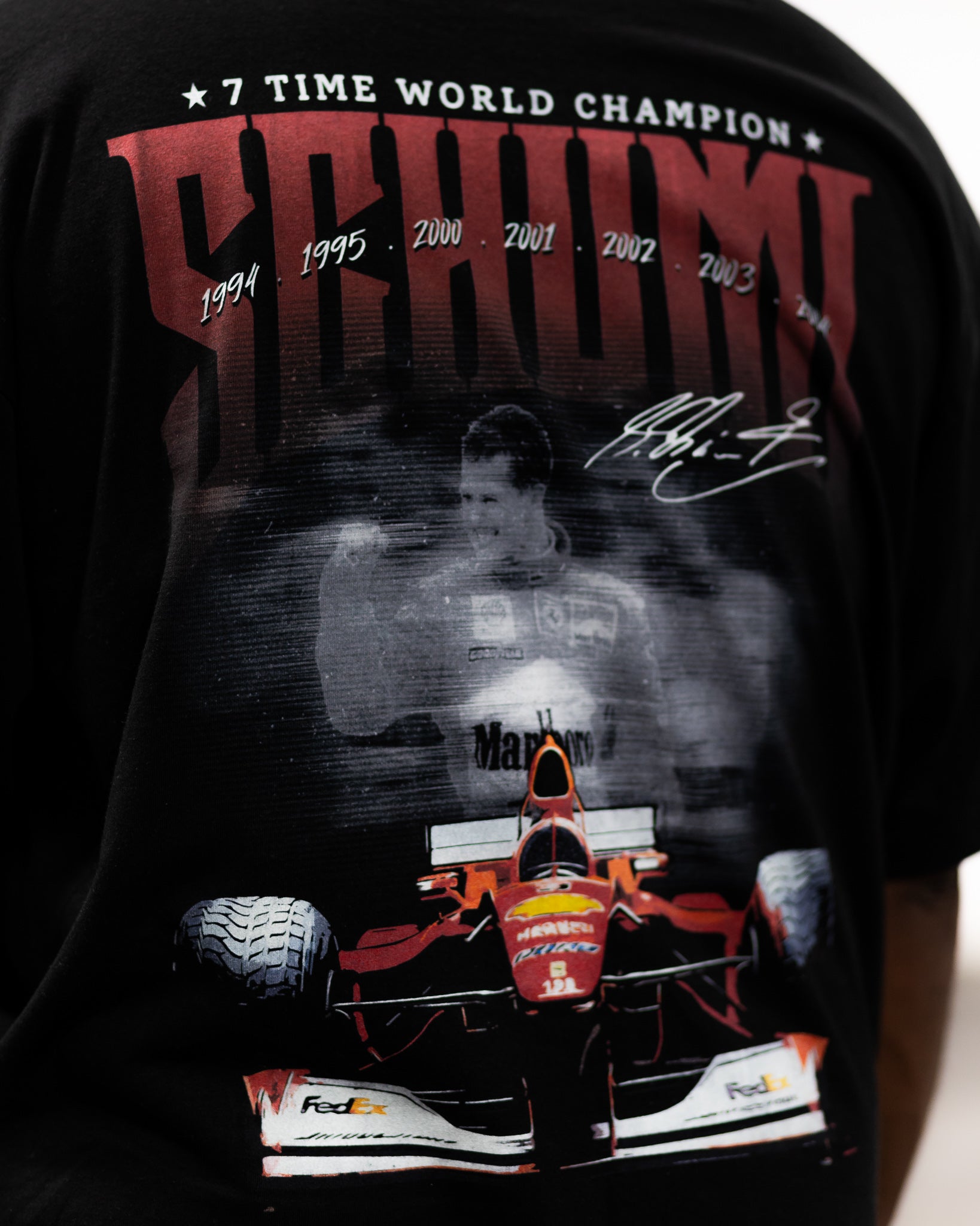 schumi top gear Schumi 7 Time Champion Tee – iB Garage