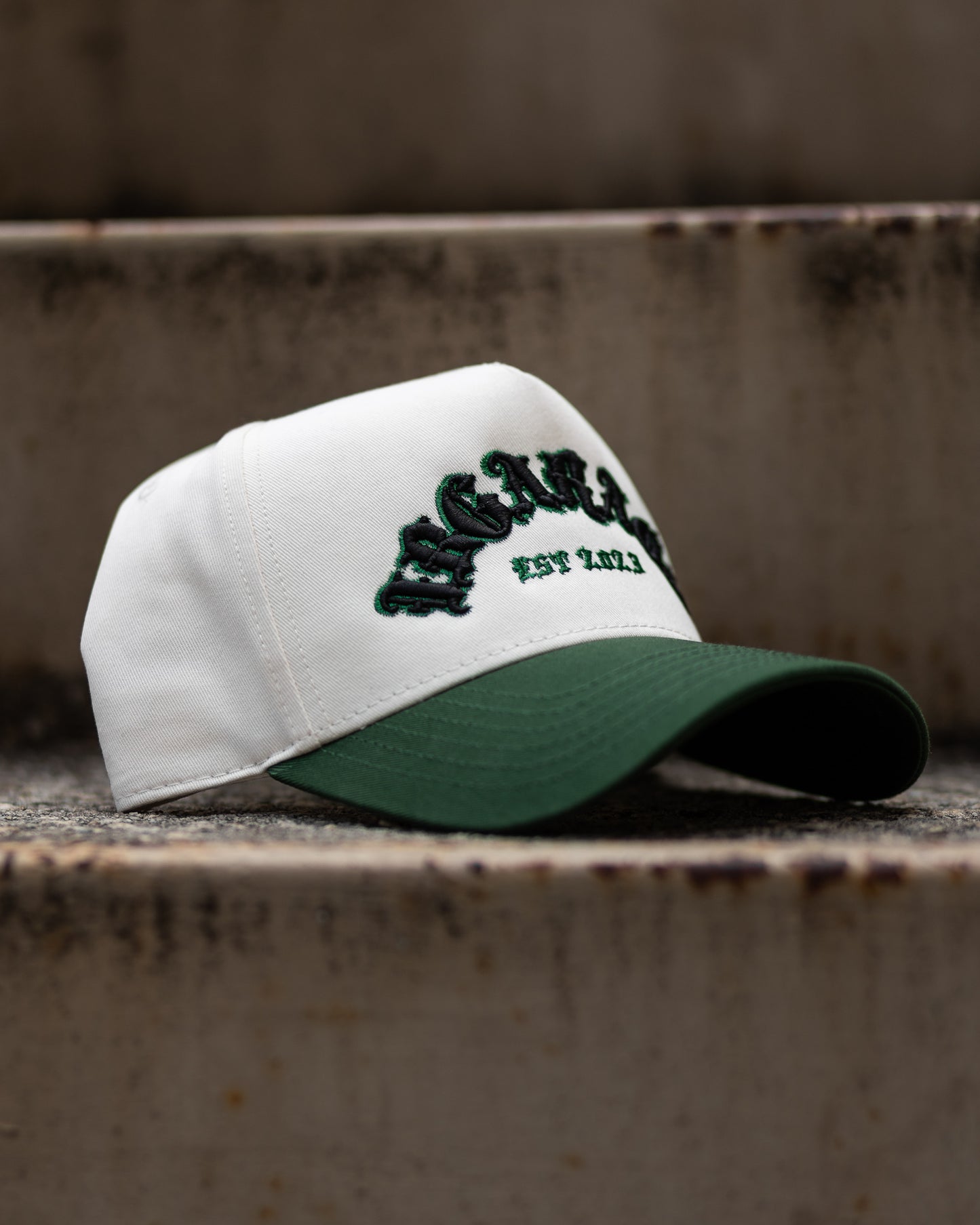 OG Cap Natural/Forest Green