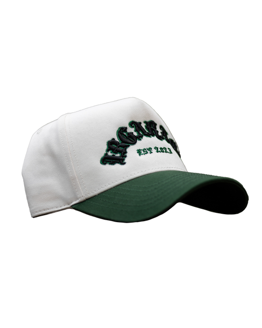 OG Cap Natural/Forest Green
