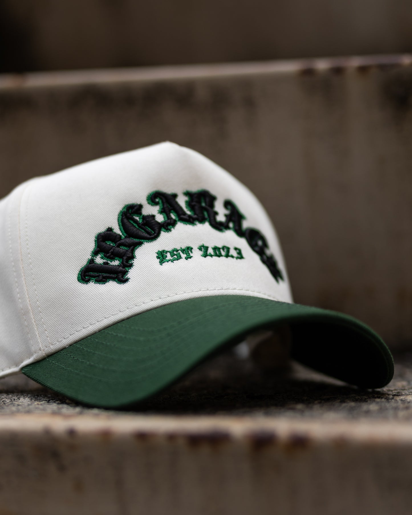 OG Cap Natural/Forest Green