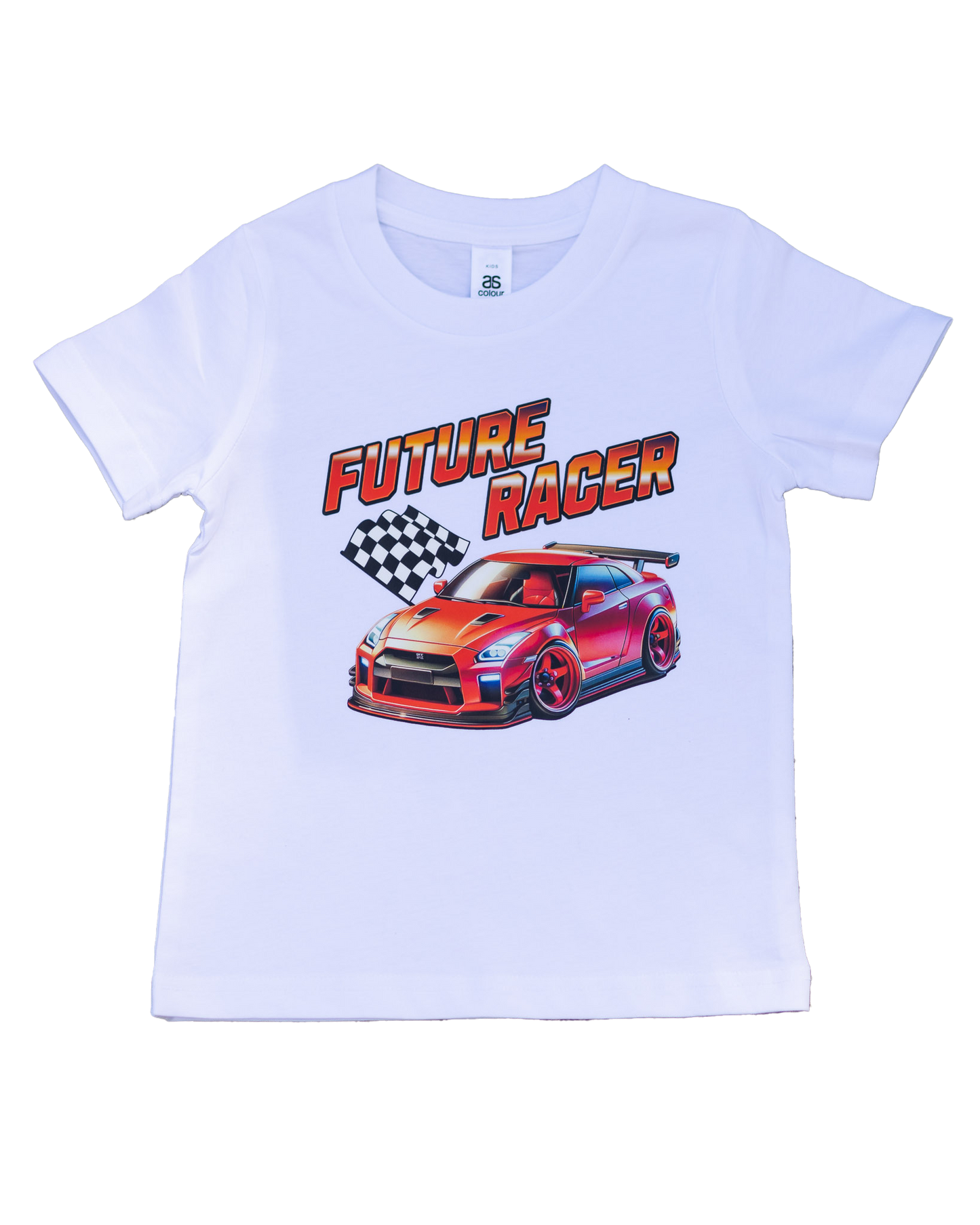 Kids Future Racer Tee White