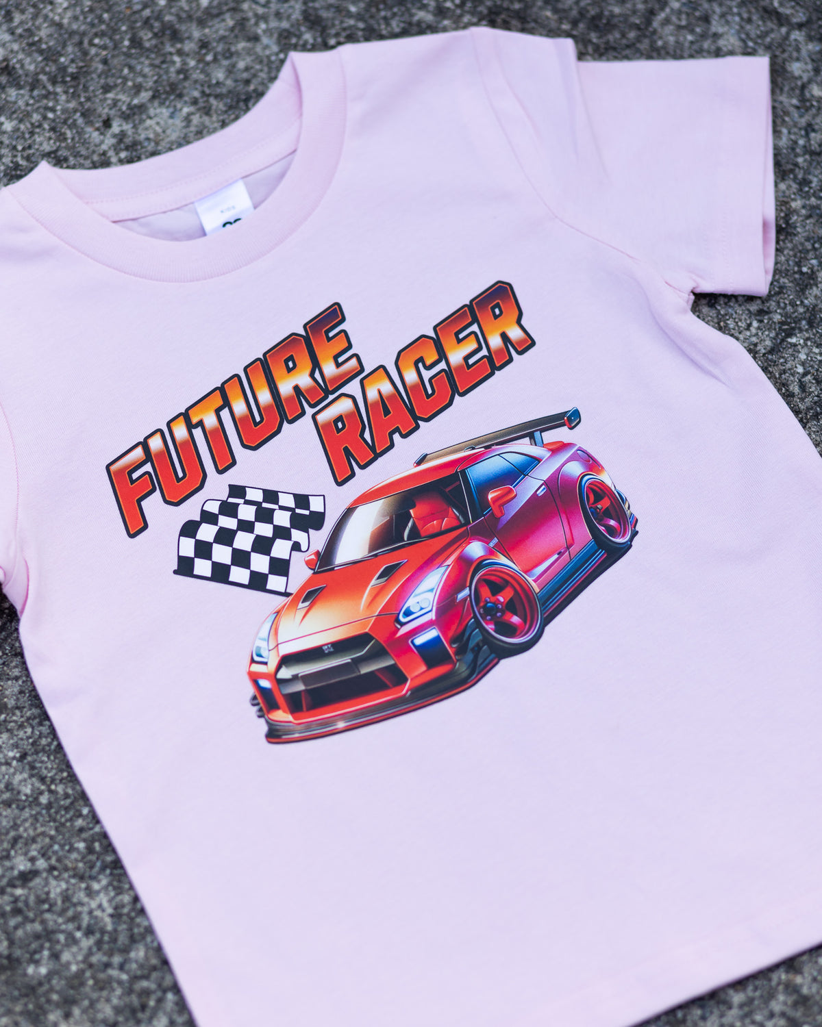 Kids Future Racer Tee Pink