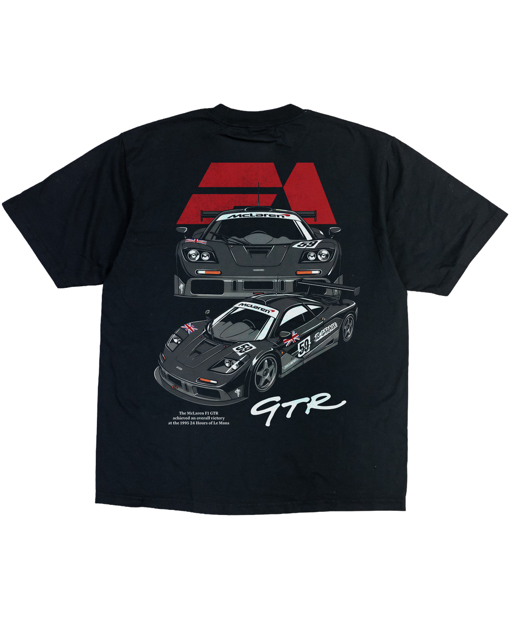 Le Mans Legends F1 GTR Black Tee