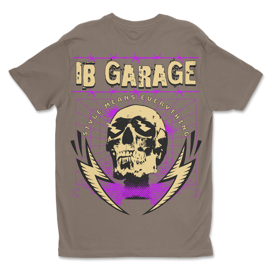 ib garage skull style means everything tshirt