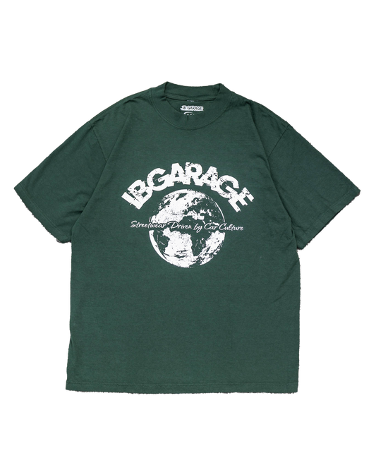 iBGarage World Tee Forest Green